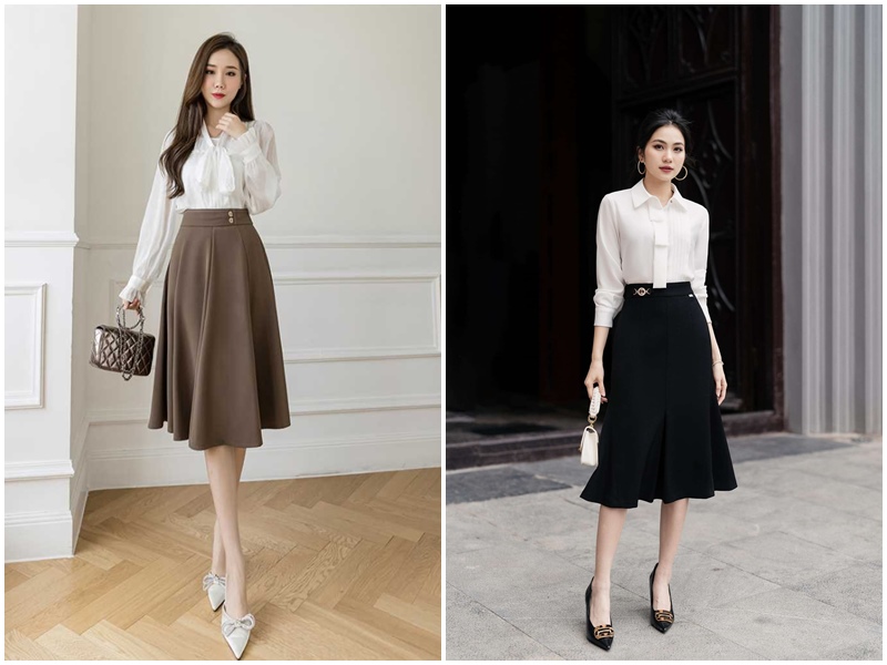 Cách chọn váy công sở đẹp cho mùa hè Túi xách là phụ kiện không thể thiếu với cô nàng công sở